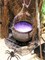 Halloween Lights Mist Maker,Halloween fog Machine Ultrasonic Mist Water Pond Fogger 12 LED Red Yellow and Blue Light Flashes for Halloween Party Decorations and Rockery Fishtank Vase Birdbath Deco